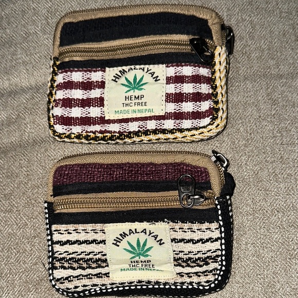 Hemp Multi-Color Bag -2 items - Picture 1 of 5